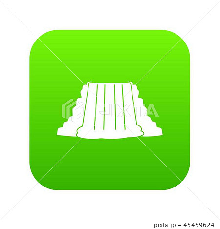 Niagara Falls icon digital green Niagara Falls icon digital green 45459624