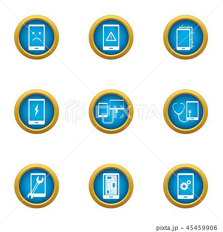 Unit icons set, flat style Unit icons set, flat style 45459906