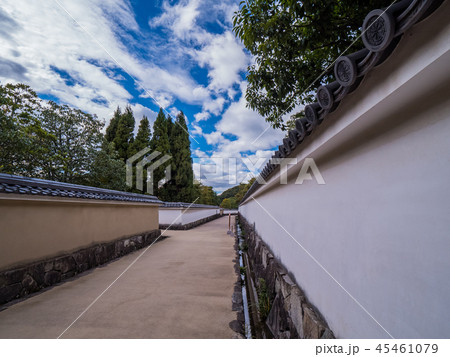 日本の美しい庭 姫路城西御屋敷跡庭園好古園の紅葉 姫路公園 姫路城内にある日本庭園 庭木 盆栽 日本の美しい庭 姫路城西御屋敷跡庭園好古園の紅葉 姫路公園 姫路城内にある日本庭園 庭木 盆栽 45461079