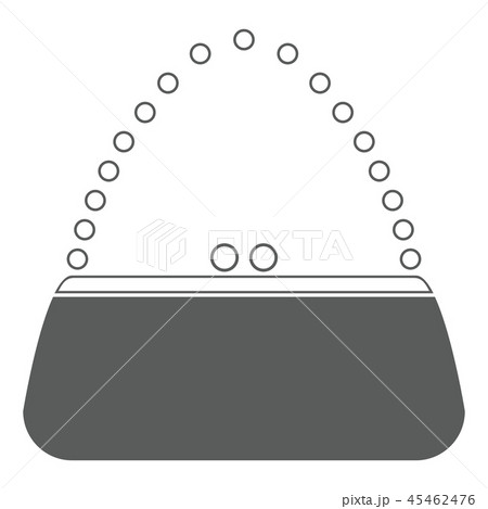 バッグ ハンドバッグ 小物入れ イラストアイコンのイラスト素材