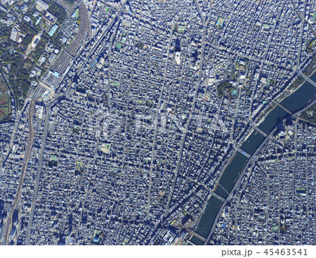 浅草合羽橋周辺／真俯瞰空撮 45463541