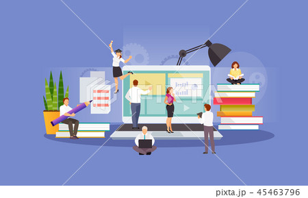 Education online vector 45463796