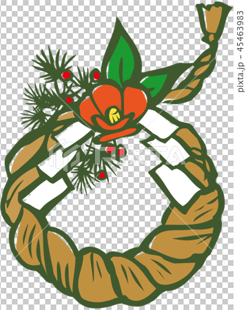 しめ飾り　しめ縄 45463983