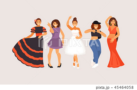 Dance styles vector 45464058