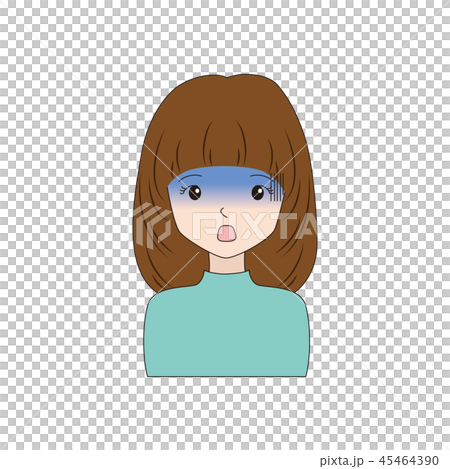 顔が青ざめた女性のイラスト素材 [45464390] - PIXTA
