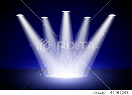 スポットライトのイラスト素材