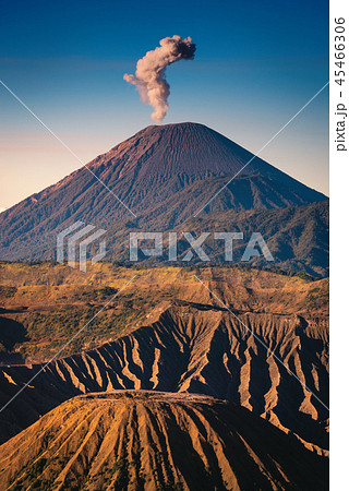 Landscape of Bromo volcano mountain, Indonesia Landscape of Bromo volcano mountain, Indonesia 45466306