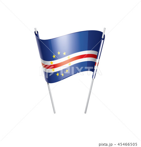 Cape Verde flag, vector illustration on a white background 45466505