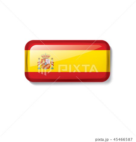 spain flag, vector illustration on a white background 45466587