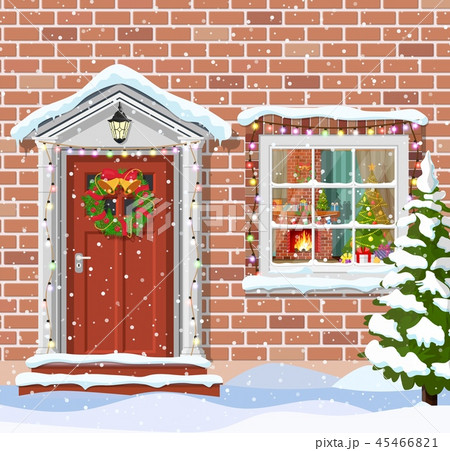 Entrance to the suburban house Entrance to the suburban house 45466821