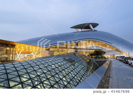 空港 飛行機 ドーム 45467696