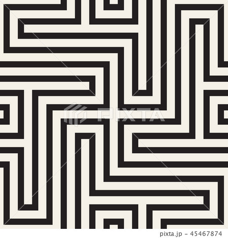 Vector seamless cross lines pattern. Modern stylish abstract texture. Repeating geometric tiles 45467874