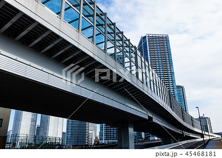 東京再開発 環状2号線 勝どき陸橋 黎明大橋方向　2018.11 暫定開通　c 45468181
