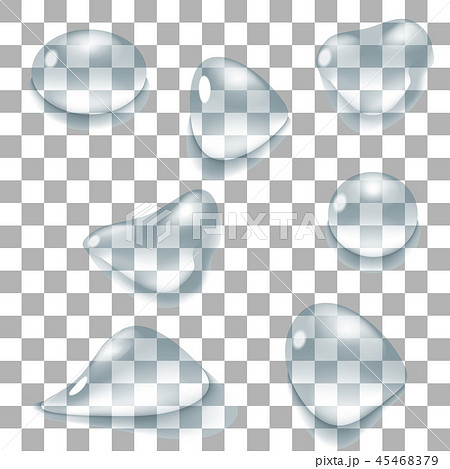 water drops set. 45468379