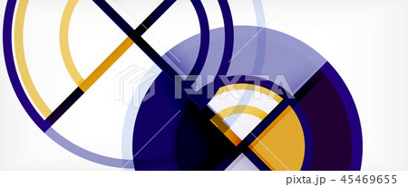 Modern geometric abstract background 45469655