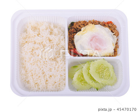 stir fried chicken with holy basil 45470170