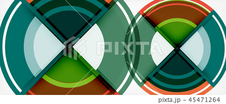 Circle abstract background, geometric modern design template 45471264