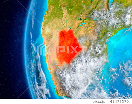 Botswana on Earth from space Botswana on Earth from space 45472570