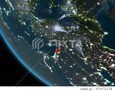 Night view of Lebanon on Earth 45473178