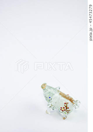 イノシシの置物(ガラス工芸) イノシシの置物(ガラス工芸) 45473279