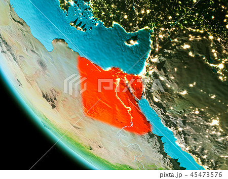 Egypt in red in the evening Egypt in red in the evening 45473576