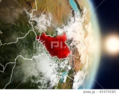 South Sudan during sunrise 45474585