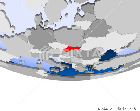Slovakia on globe Slovakia on globe 45474746