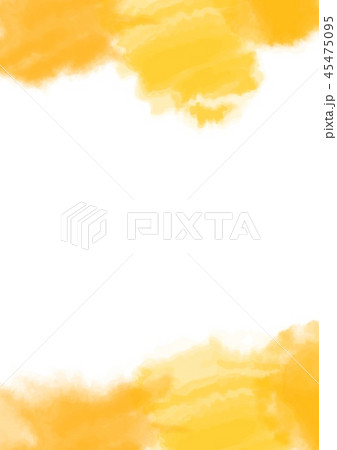 Yellow texture, abstract hand painted watercolor background with gap in between. Copyspace. Vector Yellow texture, abstract hand painted watercolor background with gap in between. Copyspace. Vector 45475095