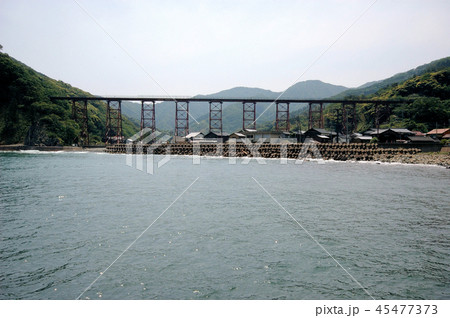 北側から見た旧余部鉄橋 兵庫県美方郡香美町 北側から見た旧余部鉄橋 兵庫県美方郡香美町 45477373
