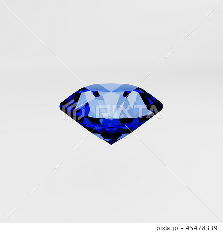 ダイヤモンド 青 のイラスト素材