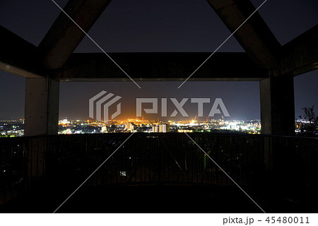 <夜景>　任坊山公園　半田市　展望台 45480011