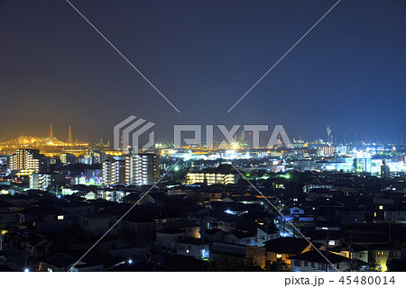 <夜景> 任坊山公園 半田市 展望台 <夜景> 任坊山公園 半田市 展望台 45480014