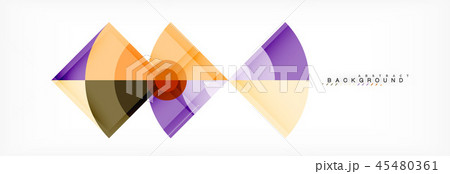 Modern geometric abstract background 45480361