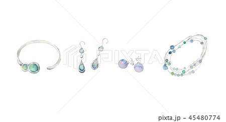 ターコイズブルーのアクセサリー 45480774