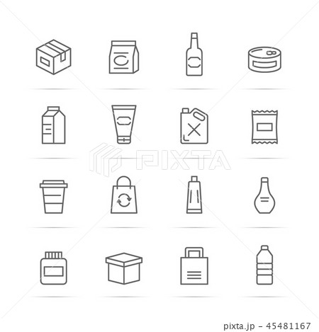 product package vector line icons product package vector line icons 45481167