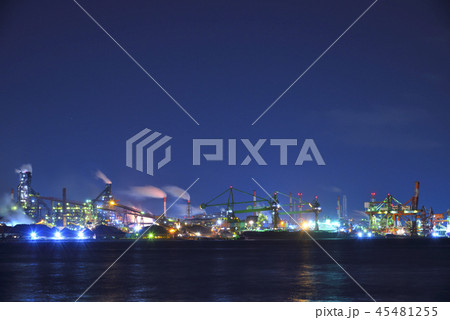 ＜工場夜景＞　潮見埠頭　名古屋港　トリトン 45481255