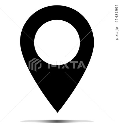 map localization icon on white background. map localization icon on white background. 45481992