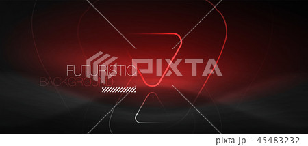 Dark black abstract background with neon colors and lines Dark black abstract background with neon colors and lines 45483232