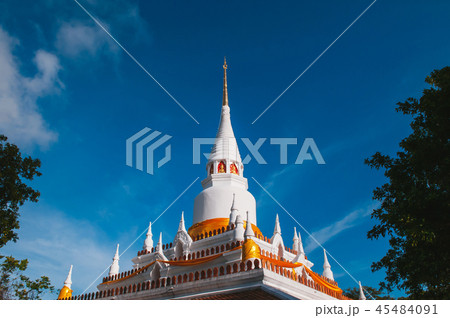 White pagoda of Wat Pha Kho, Songkhla - Thailand 45484091