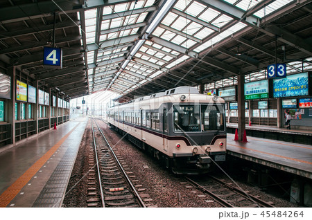 train of Chiho Railway at Dentetsu Toyama station 45484264