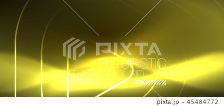 Color shiny neon lights background with abstract lines Color shiny neon lights background with abstract lines 45484772