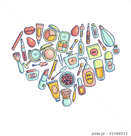 Cosmetics vector illustration 45486053
