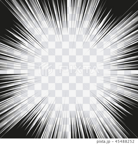 Comic book action lines. Speed lines Manga frame Comic book action lines. Speed lines Manga frame 45488252