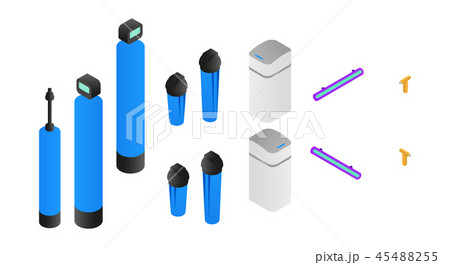 Isometry water filter system elements. Isometry water filter system elements. 45488255