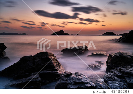 夜明け 韓国の風景 泰安半島 45489293