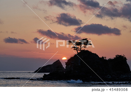 夜明け海水浴場 泰安 夜明け 45489308