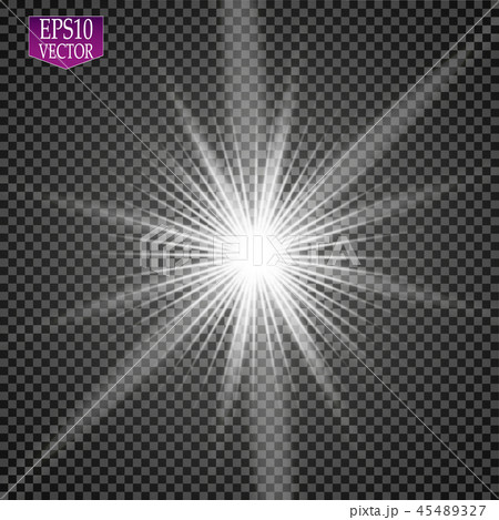 Glow light effect. Star burst with sparkles. Golden glowing lights Glow light effect. Star burst with sparkles. Golden glowing lights 45489327