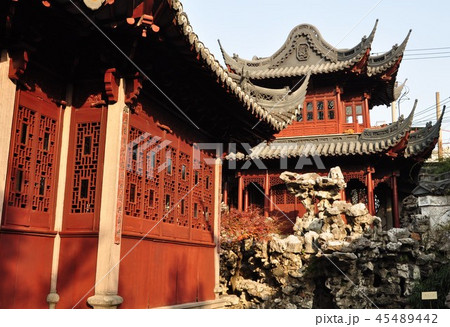 中国 蘇州 庭園 中国 蘇州 庭園 45489442