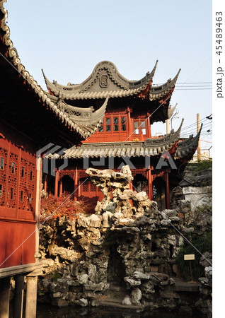 中国　蘇州　庭園 45489463