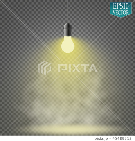 Vector Spotlights. Scene. Light Effects. Glow light effect 45489512